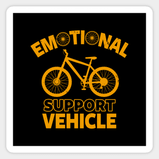 Funny Cycling Meme Emotional Support Animal Bicycle Gift For Cyclist Sticker